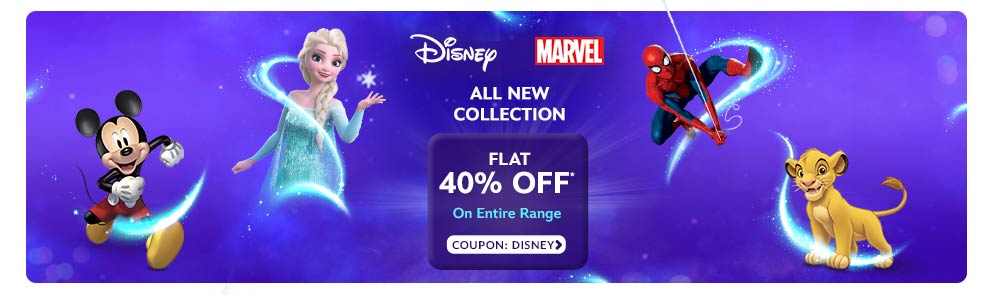 Disney And Marvel |  Up To 14Y