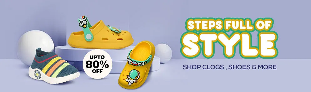 First Step Clogs Steps Full of Style | Up To 14Y Shop Clogs , Shoes & more Online ...