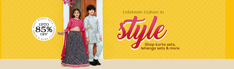 Celebrate Culture in style | Up To 14Y