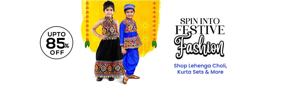 Spin into Festive Fashion  | Up To 14Y