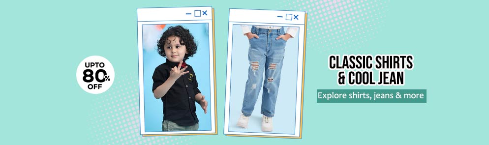 Classic Shirts & Cool Jeans  | Up To 14Y