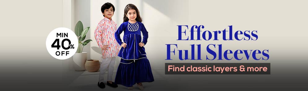 Effortless Full Sleeves   | Up To 14Y