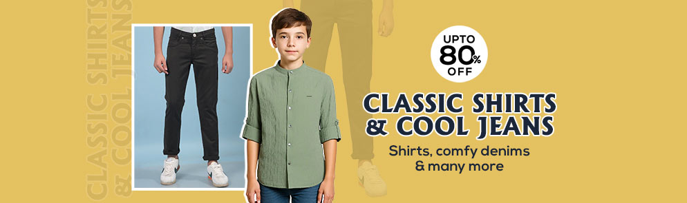 Classic Shirts & Cool Jeans | Up To 14Y