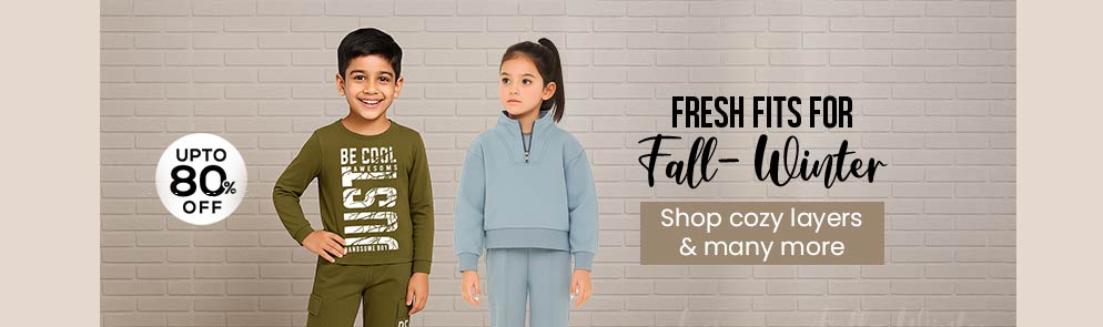 Fresh Fits for Fall- Winter | Up To 14Y