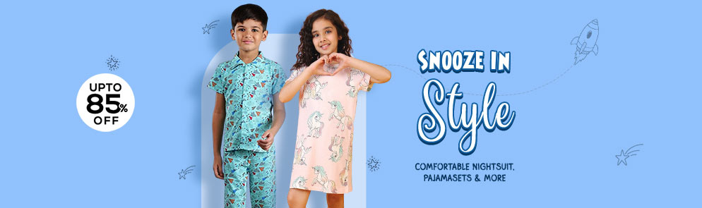 Snooze In Style | Up To 14Y