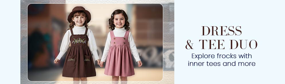 Dress & Tee Duo | Up To 14Y