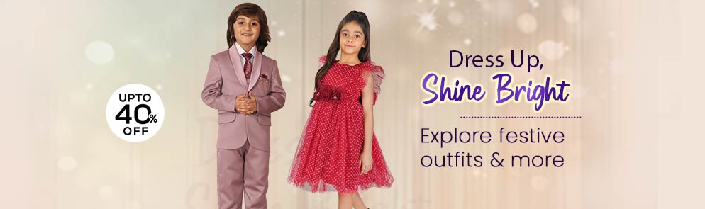 Dress Up, Shine Bright | Up To 14Y