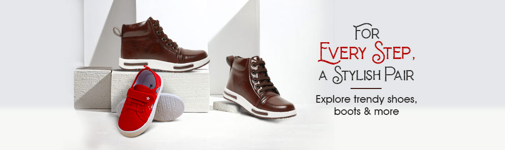 For Every Step, a Stylish Pair  | Up To 14Y