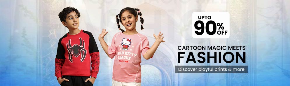 Cartoon Magic Meets Fashion | Up To 14Y