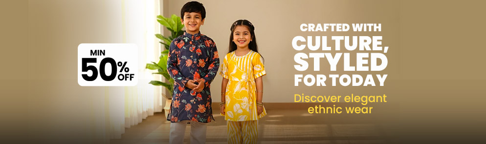 Crafted with Culture, Styled for Today | Up To 14Y