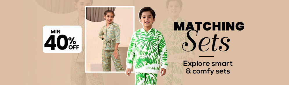 Matching Sets  | Up to 14Y