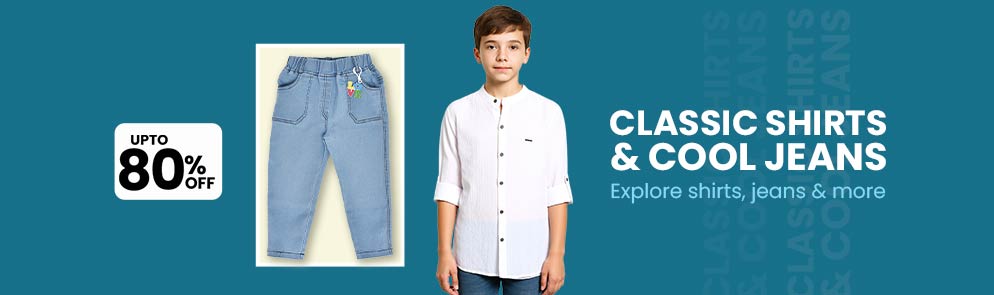 Classic Shirts & Cool Jeans  | Up To 14Y