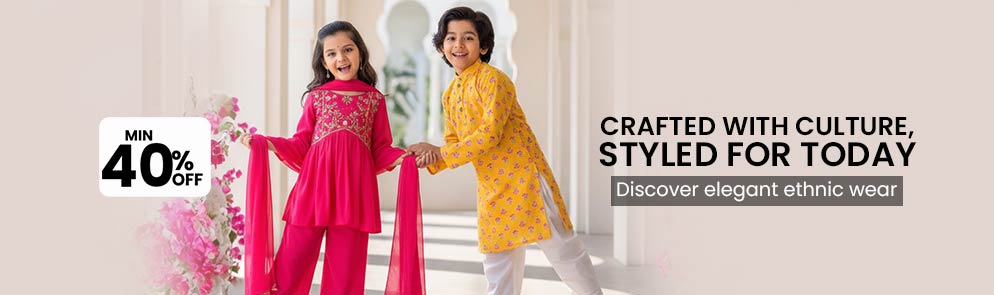 Crafted with Culture, Styled for Today | Up To 14Y