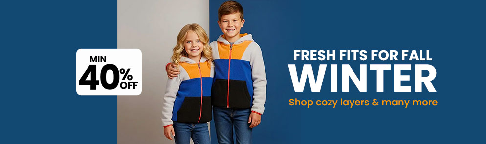 Fresh Fits for Fall- Winter | Up To 14Y