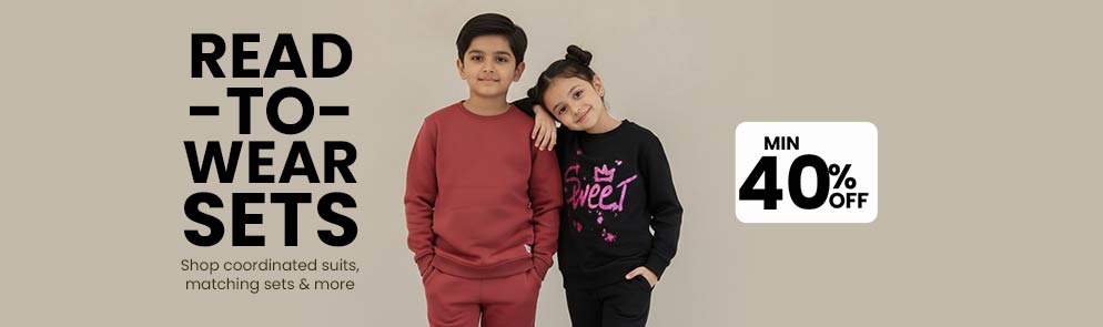 Ready-to-Wear Sets | Up to 14Y