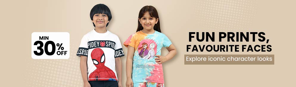 Fun Prints, Favourite Faces | Up to 14Y