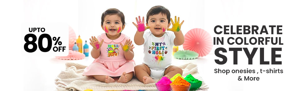 Celebrate in colorful style | Upto to 14Y