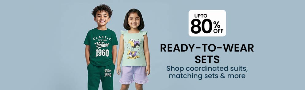 Ready-to-Wear Sets | Up to 14Y