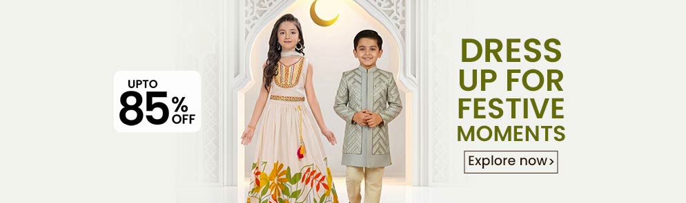 Dress up for festive moments | Upto to 14Y