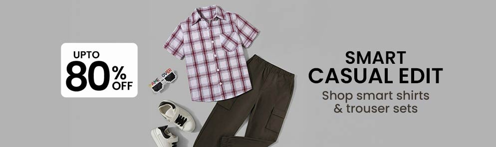 Smart Casual Edit | Upto 14Y