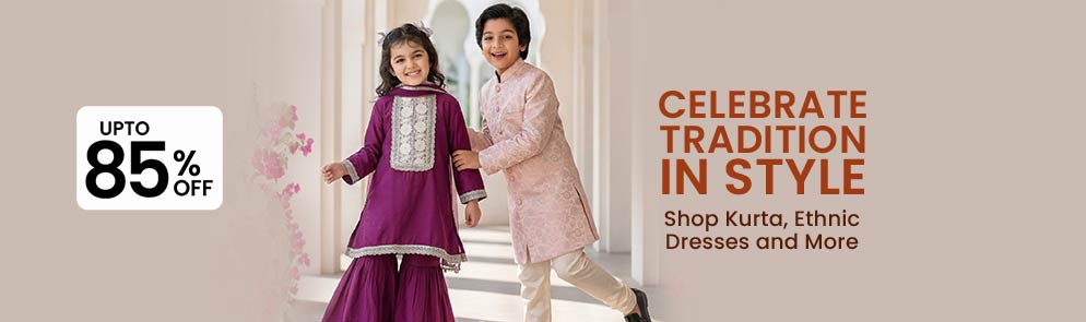 Celebrate tradition in style | Upto to 14Y