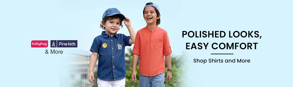 Polished looks, easy comfort | Upto to 14Y