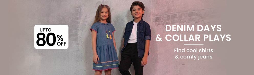 Denim days & Collar plays  | Up To 14Y