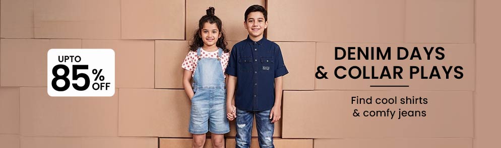 Denim days & Collar plays  | Up To 14Y