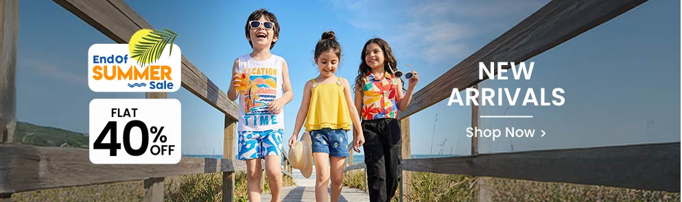 End of Summer Sale | Up to 14Y
