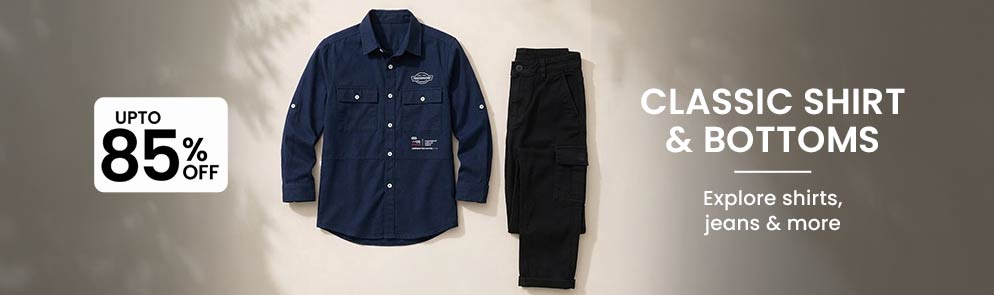 Classic Shirts & Cool bottoms| Up To 14Y