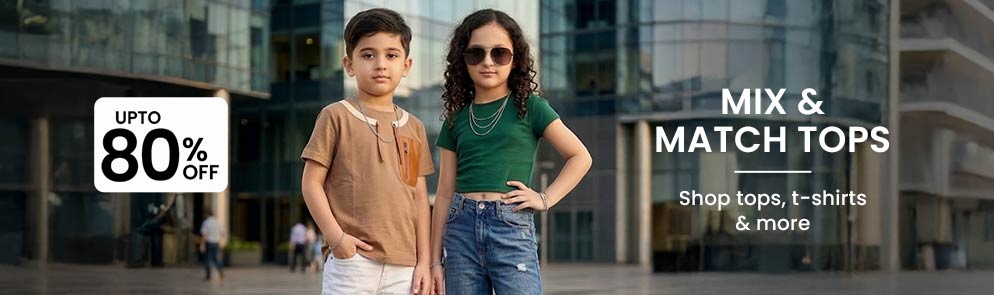 Mix & Match Tops | Up to 14Y