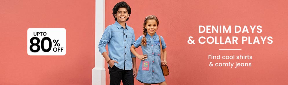Denim days & Collar plays  | Up To 14Y