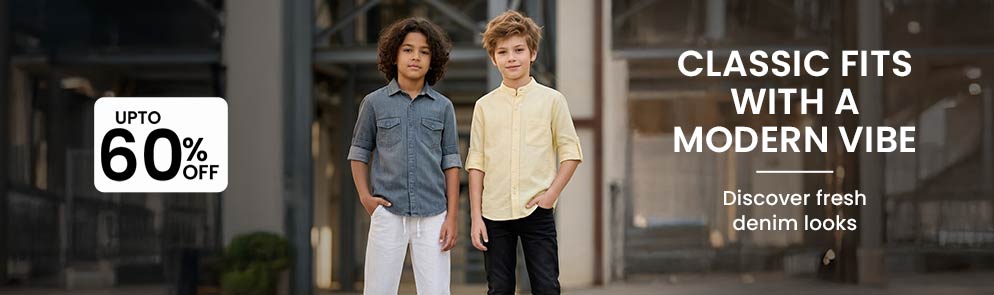 Classic fits with a modern vibe | Upto to 14Y