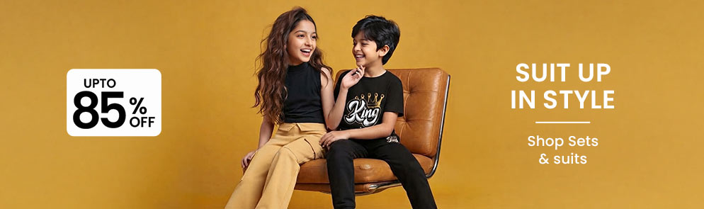 Suit up in Style | Up to 14Y 