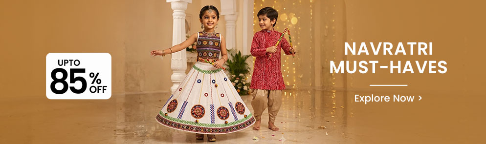 Navratri Must-Haves | Up to 14Y 