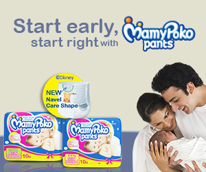 Start early,start right with MamyPoko pants