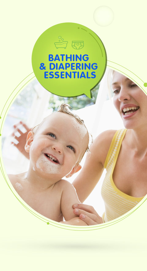 Sunbaby Bathing & Diapering Essentials