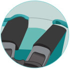 A Low Shoulder Harness Position
