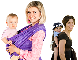 Different baby carrying positions