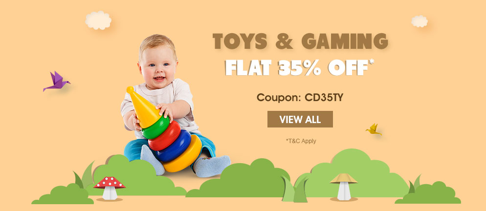 TOYS & GAMING Flat 35% OFF* 