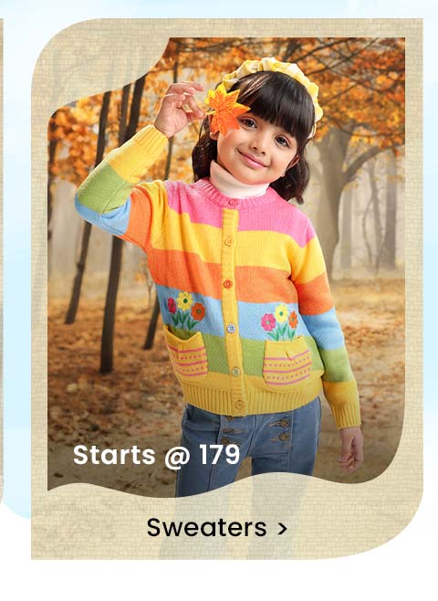 Kid's Sweaters starting at just ₹179