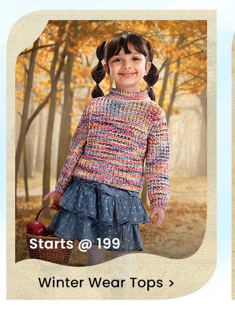 Kid's Winter Wear Tops starting at just ₹199