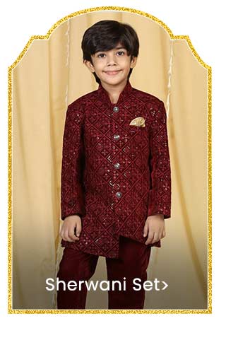 Up to 82% off on Bestselling Sherwani Sets for Boys