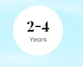 2 to 4 Years