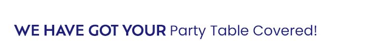 Party Table Covered