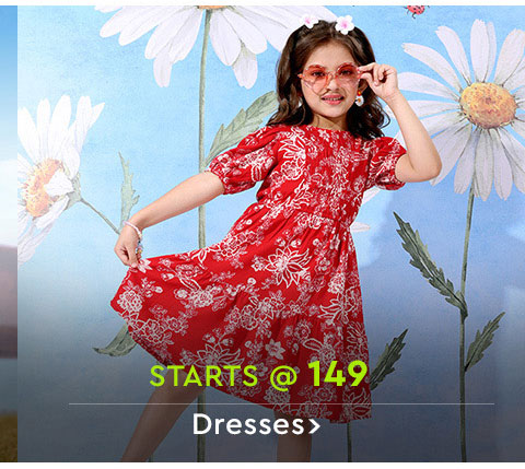 Top Selling Girl's Clothes starting at just ₹149