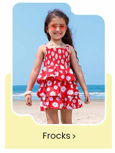 Avail Upto 30% Off on Kids Frocks and Dresses
