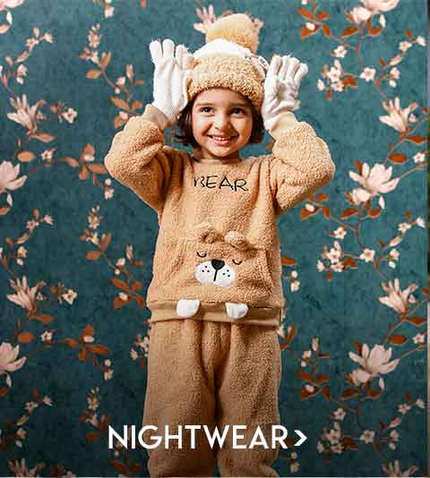 Get Flat 45% off on Buy any 2 kids nightwear