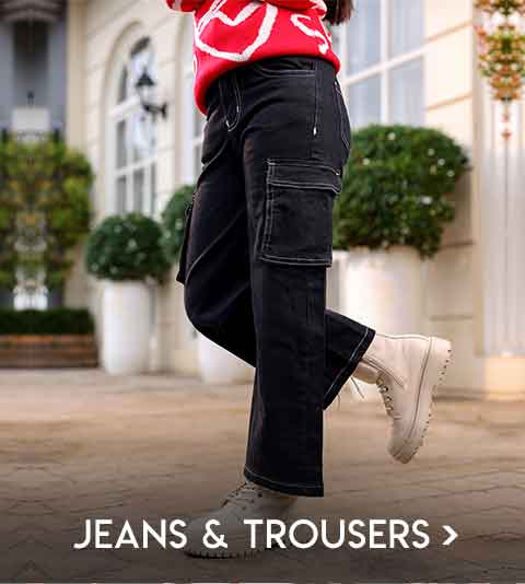 Avail Flat 40% discount on Jeans, skirts, trousers and more