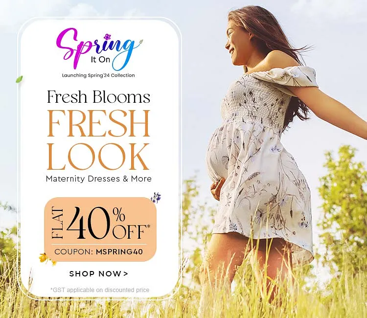 Buy 9months Maternity Brick Front Twist Maternity Midi Ribbed Dress Online  | ZALORA Malaysia